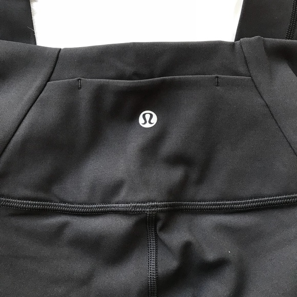 NWT BLACK LULULEMON WUNDER UNDER HIGH RISE MESH - Picture 6 of 8